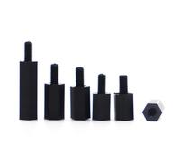 20/50pcs mâle à Femelle Nylon entretoise M2 M2.5 M3 M4 * L + 6mm Noir PCB entretoise Colonne en Plastique espacement Pilier(30mm,M3 20pcs)