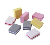 20/50pcs Mini Tampons À Ongles Eponge Manucure Fichiers Nail Art Vernis Tampon Bloc Manucure Pon?Age Outil Couleur Aleatoire