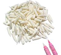 20/50pcs Pinches De Remplacement De Pointe Douce pour Marqueurs De Peinture en Acrylique Points De Pointe Fin en Nylon Stylos À Pinceaux Rechargeables pour Le Dessin (50)