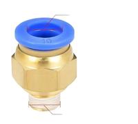 20/50PCS Pneumatic Quick Connectors PC Series 6mm 8mm 10mm 12mm OD Hose Tube 1/8" 1/4" 3/8" 1/2" Threads Air Connectivity(PC6-04 (1I2))