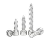 20/55 vis autotaraudeuses à tête hexagonale creuse M2, M2.6, M3, M4, M5 et M6 en acier inoxydable for haut-parleur(5mm,M2.3 50pcs)