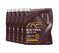 20 (5X4) Litres MANNOL SAE 75W-90 Huile De Boîte Extra API GL 4/GL 5 LS