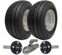 20.5x8.0-10 Trailer Kit High Speed Road Legal Wheels ALKO Stub Axle & Cast Hitch