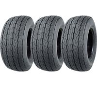 20.5x8.00-10 Pneus remorque 4ply Road Legal 77M 412kg Load 205/65-10 (Lot de 3)
