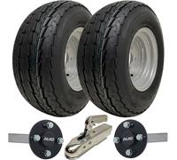 20.5x8.00-10 Trailer Kit High Speed Road Legal Wheels ALKO Hub & Stub Axle Hitchle