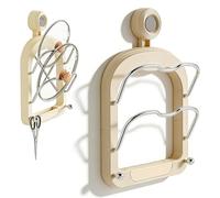 20,8 × 13,5 × 3,5 cm Support mural pour couvercle de casserole : organisateur de couvercle de poêle en forme de U, étagère de rangement multicouche pour couvercle de casserole, cuisine, montage mural