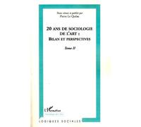 20 ans de sociologie de l'art