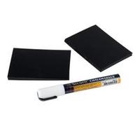 SECURIT Ardoise A7, noir, kit de 20