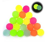 20 balles rebondissantes lumineuses, balles en caoutchouc pour enfants, balles sautantes, balles fluorescentes qui brillent la nuit, adaptées aux cadeaux pour enfants ou aux souvenirs de fêtes, etc