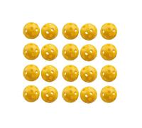 20 Balles Vides Golf Practice Jaune Hobbytech Jaune