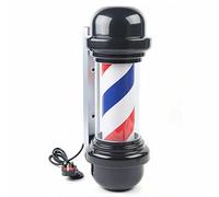 20" Barber Pole Barber Pole Barre de Barbier Avec Lampe LED Coiffure Poteau Pivotant Lumière pour Coiffeur Salon de Coiffure