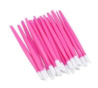 20 Bâtonnets Repousse-Cuticules Ongles pour Manucure et Nail Art | PVC Rose, Forme Ergonomique, pour Polir, Lisser les Surfaces Irrégulières et Soigner les Ongles, Usage Polyvalent