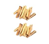 20 Bâtons de Palo Santo Naturels pour Purifier, Nettoyer, Guérir, Méditer et Soulager le Stress, Bâton Unique 4,5-6,5 G