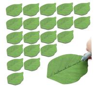 20 blocs-notes autocollants 4x2 en papier mémo feuille auto-adhésive collante 1000 feuilles rappel portable bricolage décoration murale vert pour notes pour les bureaux des écoles
