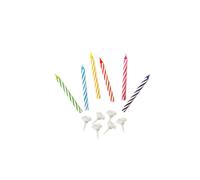 10 Bougies d'anniversaire - Imprimé Happy Birthday NA G