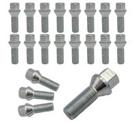 20 Boulons M14x1,5 conique 60° 30mm | HEX 17mm compatible avec Bentley Continental GT Continental GTC