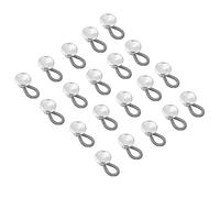 20 boutons d'extension, 1.8 cm/0,71 pouces, boutons d'extension de taille à ressort flexibles, extenseurs de col pour jean à col de chemise