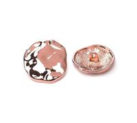 20 boutons métalliques irréguliers de 15/18/23/25 mm pour vêtements féminins, couture à la main, accessoires de bricolage,25 mm
