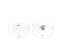 20 boutons-pression métalliques invisibles de 10 à 25 mm, adaptés aux manteaux, doudounes et accessoires de couture.,12 mm