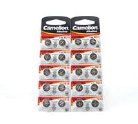 Camelion Pile bouton LR44 / A76 / AG13 – longue durée – date marquée – 20 pièces