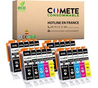 20 Cartouches d'encre Compatibles avec Epson 33 XL Orange - pour Epson Expression Premium XP-530 XP-540 XP-630 XP-635 XP-640 XP-645 XP-7100 XP-830 XP-900