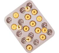 20 cavités antiadhésives, Moule à Gâteau en Spirale Pour La Fabrication De Gâteaux En Forme De Bouche, Plaque à Gâteau En Tube Cannelé Pour La Cuisson Au Four A La Maison