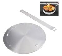 20 cm Adaptateur Induction, Adaptateur Plaque Induction Plaque pour Induction Adaptateur avec Poignée Amovible, Disque Relais
