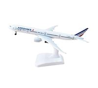 20 Cm Fit pour Boeing B777-300ER Modèle avec Roues en Métal Moulé sous Pression d'avion Avion Ligne Cadeau À Kit de Jeu de Passe-Temps