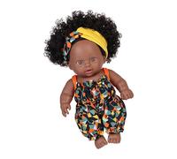20 cm Réaliste Vinyle Doux Enfant Vie de Poupée Africaine Comme Jouets Noir Renaissance Pour Bébé Consolation Et Jouets De Collecte Pour Adultes Jouets Tout-petits Poupée