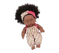 20 cm Réaliste Vinyle Doux Enfant Vie de Poupée Africaine Comme Jouets Noir Renaissance Pour Bébé Consolation Et Jouets De Collecte Pour Adultes Jouets Tout-petits Poupée