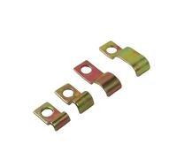 20 colliers de serrage for tuyaux/tubes d'huile PC-1206 de diamètre 4 mm/6 mm, à fixation simple ou double, for systèmes de lubrification centralisée/centres d'outils CNC(PC-1404)