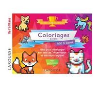 20 coloriages en pixel pour esprits logiques 100% Kawai Annabelle Boyer (Illustration)