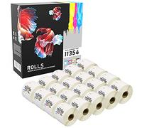20 Compatibles Rouleaux 11354 S0722540 57mm x 32mm (1000 Étiquettes par Rouleau) Étiquettes d'adressage pour Dymo LabelWriter 4XL 450 400 330 320 310 Twin Turbo Duo Seiko SLP 400 200 120 100 Pro Plus