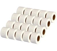 20 Compatibles Rouleaux Papier 99010 S0722370 28mm x 89mm Étiquettes adresse pour Dymo LabelWriter 4XL 450 400 330 320 310 Twin Turbo Duo Seiko SLP 450400 200 120 100 Pro (130 Étiquettes par Rouleau)