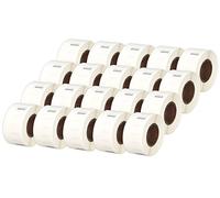 20 Compatibles Rouleaux Papier 99017 S0722460 50mm x 12mm Étiquettes pour Dymo LabelWriter 4XL 450 400 330 320 310 Twin Turbo Duo Seiko SLP 450 400 240 200 120 100 Pro (220 Étiquettes par Rouleau)