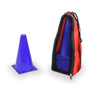 20 cônes de marquage - 23 cm - Bleu - Sac Inclus