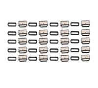 20 connecteurs de Prise de Type C 6P, connecteur USB Type C Femelle IPX7 étanche avec bagues en Caoutchouc, Plaque à Faible Profondeur pour appareils numériques 3C