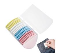 20 Craies de Tailleur Professionnelles pour Marquage Tissu, Craie Couture 4 Couleurs Effaçable, Accessoires Mercerie pour Patronage, Couture, DIY et Travail du Cuir, 47mm x 3mm