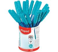Maped Crayons graphite Kidy Learn Concentration – ergonomiques, embout relaxant, HB2 – 20 crayons