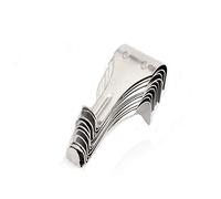 20 Crochets Pyhot en plaqué nickel - Pour accrocher des photos à des galeries d'art par exemple, pour les panneaux d'affichage, pour suspendre des vêtements ou des clés