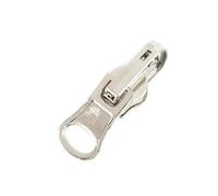 20 curseurs de fermeture à glissière double face 3#/5#/8# pour couture en résine, métal et nylon,Argent pour nylon,N° 5-5 pièces