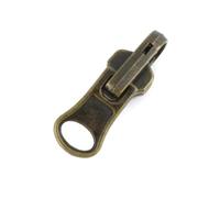 20 curseurs de fermeture à glissière double face 3#/5#/8# pour couture en résine, métal et nylon,Bronze - Pour le métal,N° 8-5 pièces