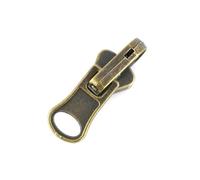 20 curseurs de fermeture à glissière double face 3#/5#/8# pour couture en résine, métal et nylon,Bronze pour résine,N°3-5 pièces