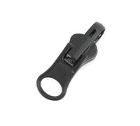 20 curseurs de fermeture à glissière double face 3#/5#/8# pour couture en résine, métal et nylon,Noir pour métal,N° 8-20 pièces