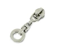 20 curseurs de fermeture éclair de 5# pour couture de sacs et vêtements en nylon,Style 11-Argent,N° 5-20 pièces