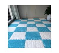 20 dalles de moquette emboîtables - motif floral, Balta 10vnt + Tamsiai bleu 10vn
