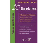 20 dissertations: L'animal et l'homme