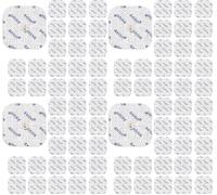20 électrodes 5 x 5 cm axion® | Compatibles avec les électrostimulateurs COMPEX | bouton pression 3,75 cm | patchs TENS EMS auto-adhésifs et réutilisables | médical certifié (Lot de 4)