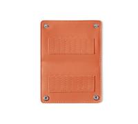 20 emplacements pour clous de technicien - Pochettes de rangement en cuir synthétique - Mécanisme de fermeture - Porte-forets tendance et portables - Étui élégant pour accessoires de perceuse