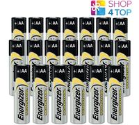 20 Energizer Aa Alcaline Lr6 Piles 1.5V Industrie Mignon Mn1500 Am3 E91 NEU